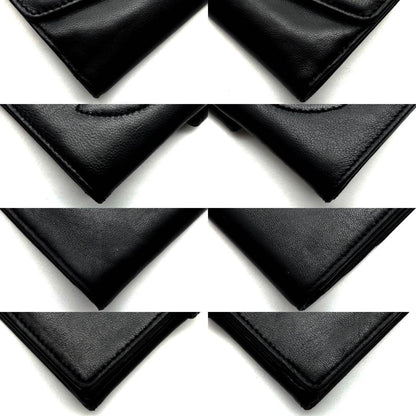 Chanel Wallet Coco Stitch Jumbo CC Logo Hook Bifold — view 9