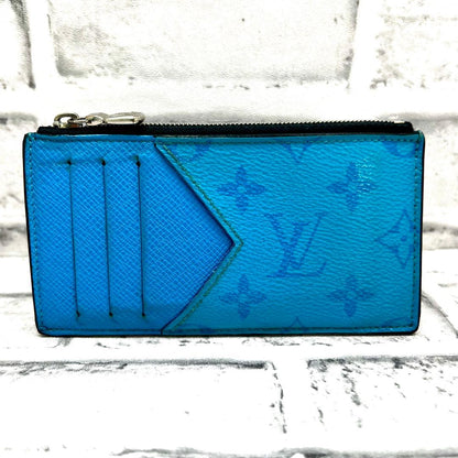 Louis Vuitton Monogram Taigarama Fragment Case Blue — view 3