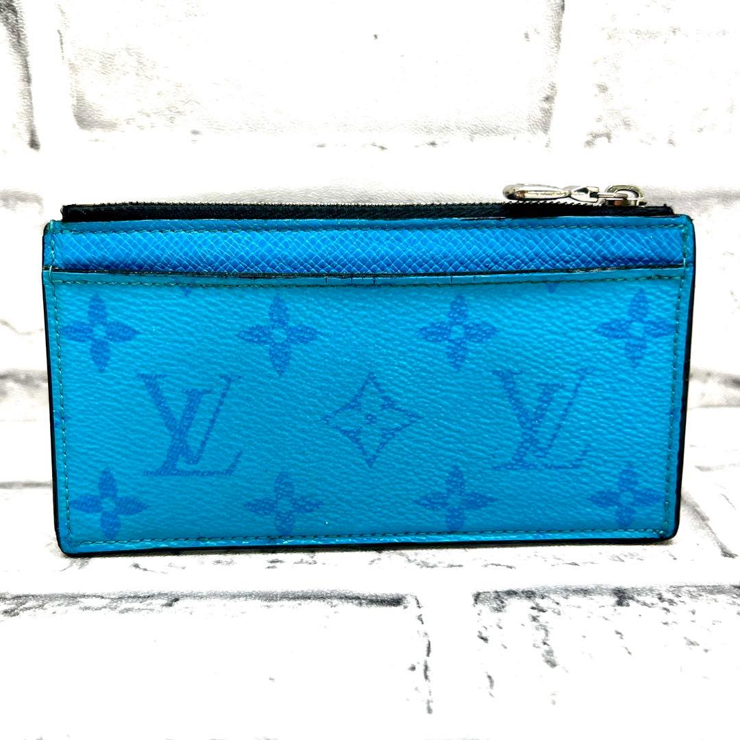 Louis Vuitton Monogram Taigarama Fragment Case Blue — view 4