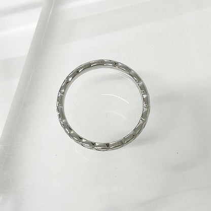 Chanel Quilted Coco Crush Marriage Ring Platinum — view 3