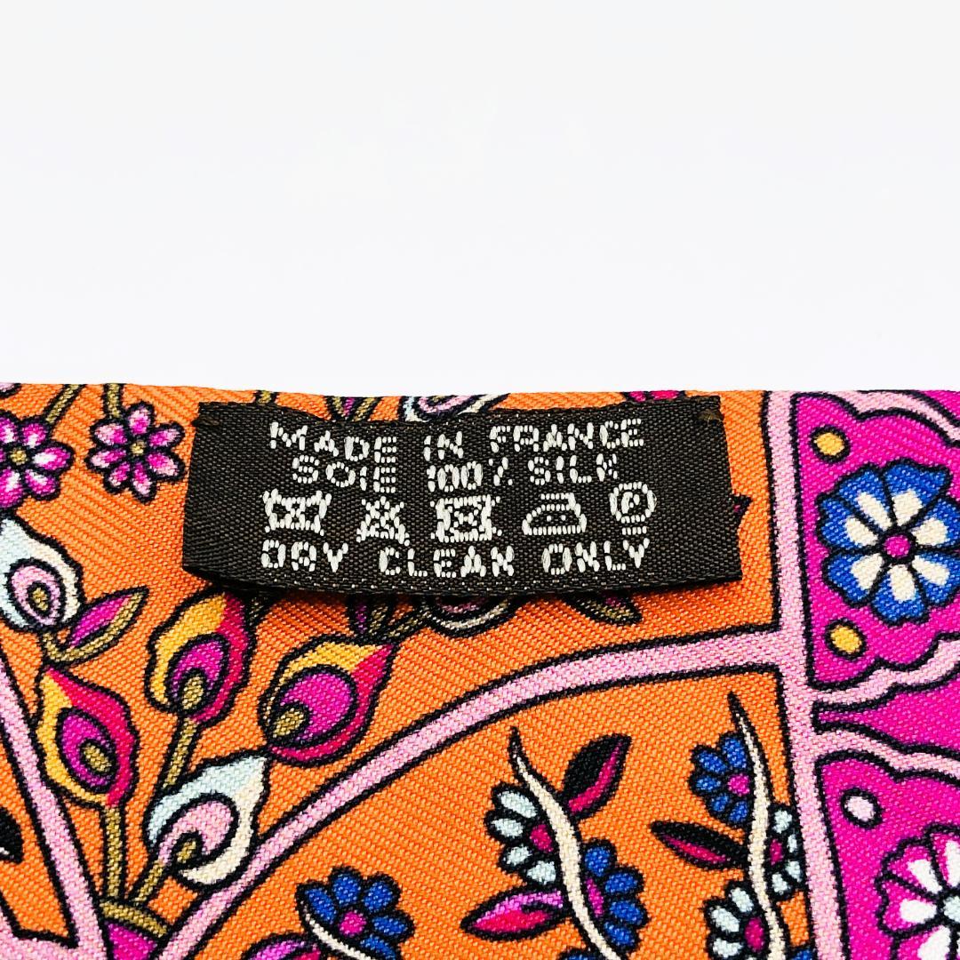 Hermes Twilly Scarf in the Land of Flowering Birds Tagged Excellent Condition
