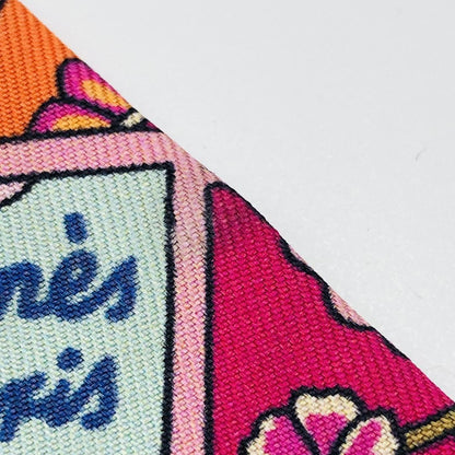 Hermes Twilly Scarf in the Land of Flowering Birds Tagged Excellent Condition