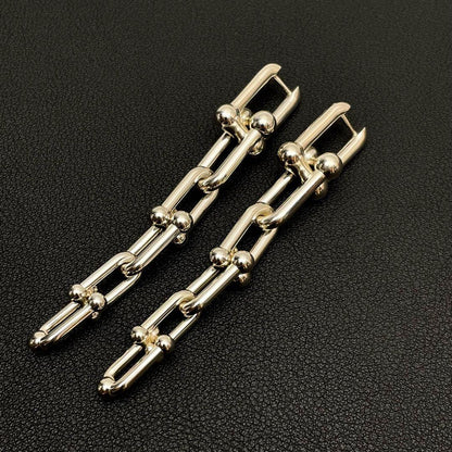 Tiffany & Co Earrings Graduated Silver — view 2