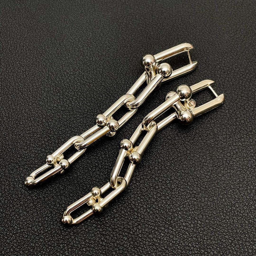 Tiffany & Co Earrings Graduated Silver — view 3
