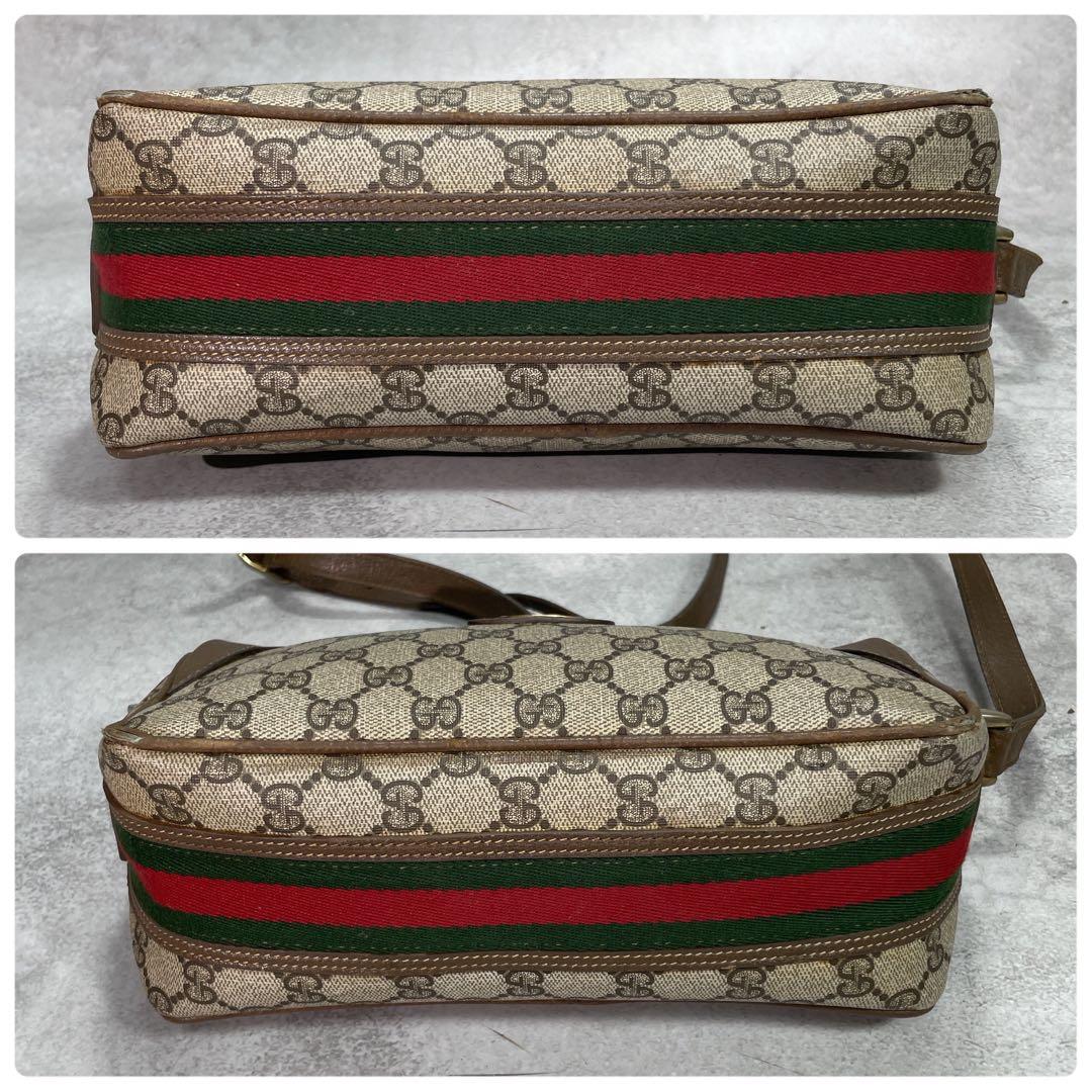 Gucci GG Sherry Line Shoulder Bag Brown Logo — view 7