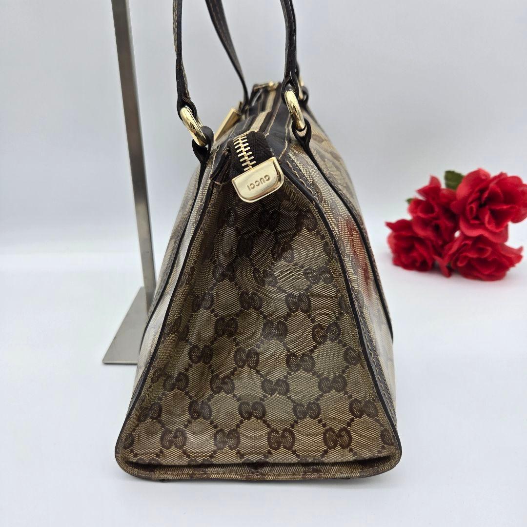 Gucci Handbag Bag GG Crystal Brown — view 3