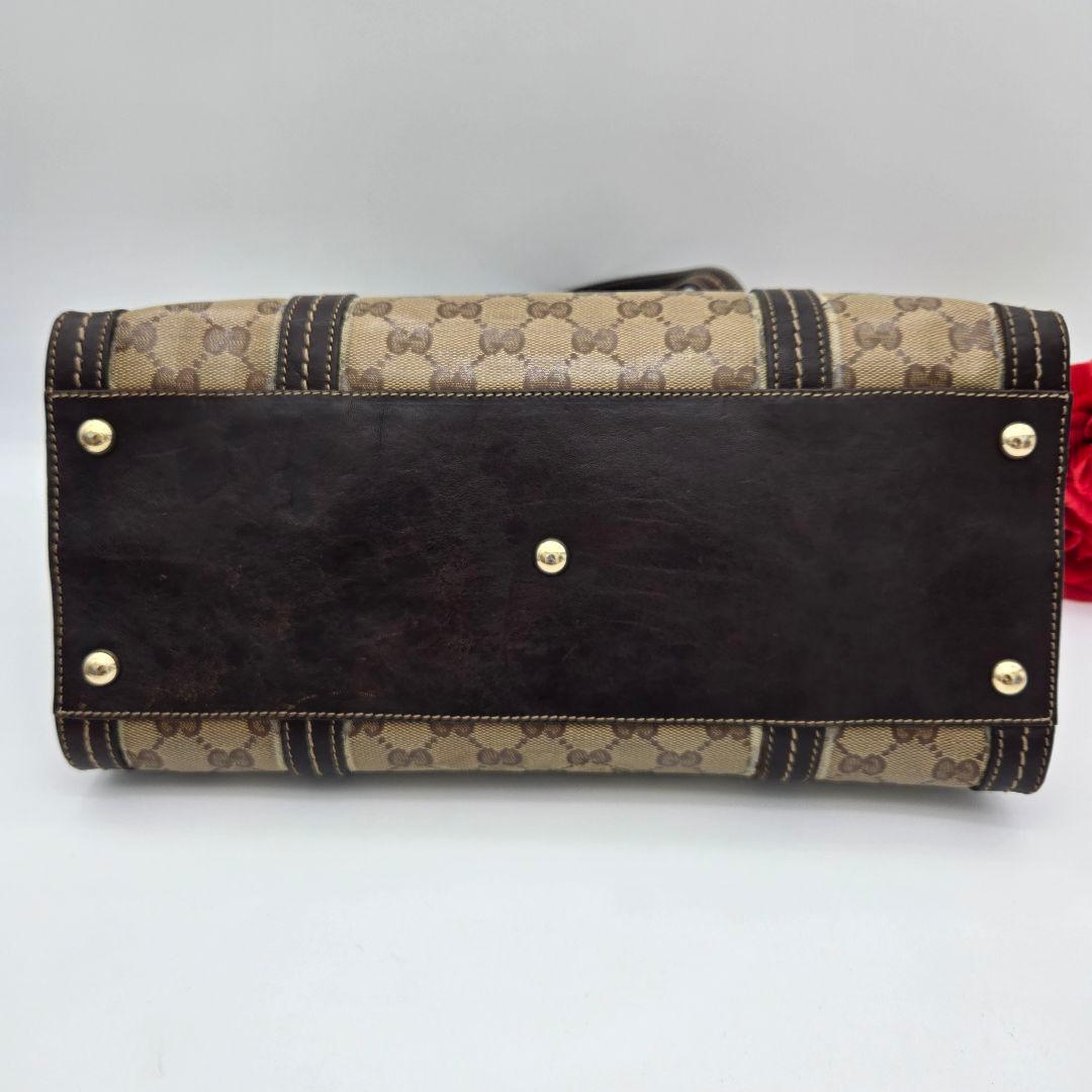 Gucci Handbag Bag GG Crystal Brown — view 6