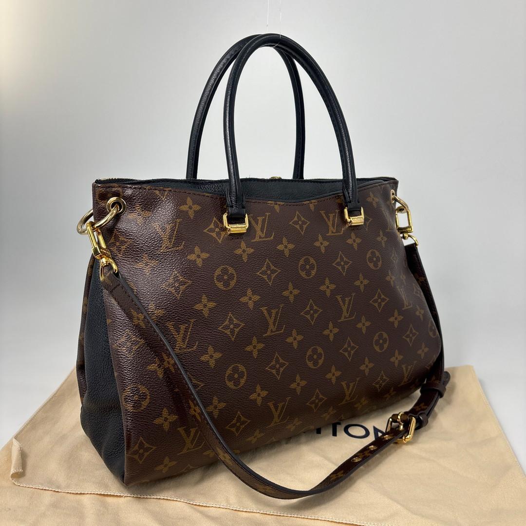 Louis Vuitton Super Pallas Monogram Macassar Handbag