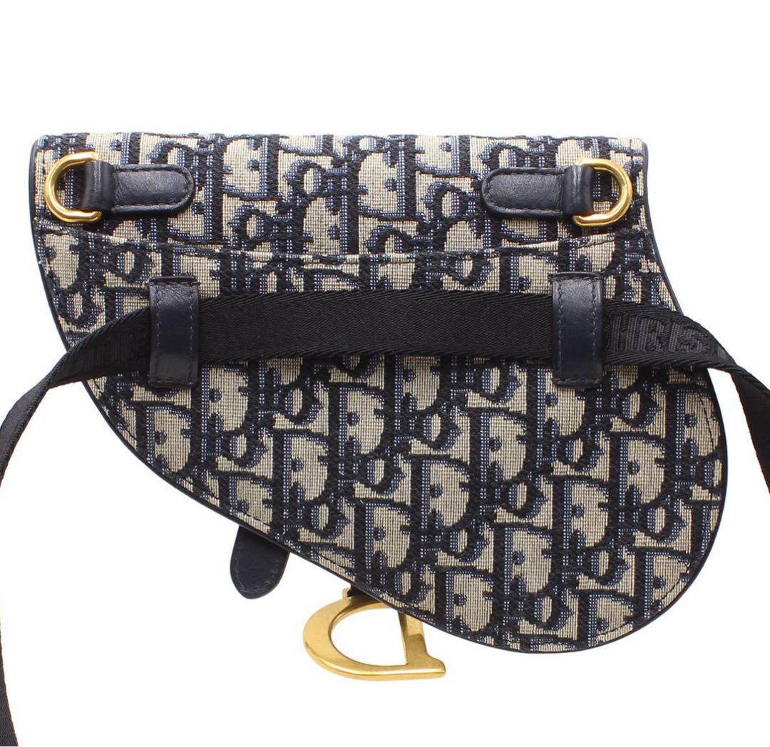 New Ditto Christian Dior Oblique Saddle Waist Pouch