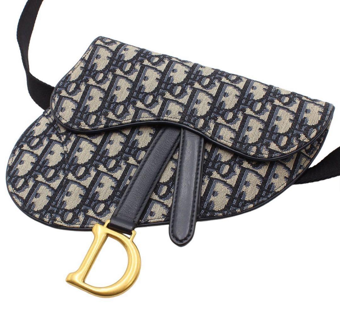 New Ditto Christian Dior Oblique Saddle Waist Pouch