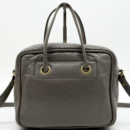 Balenciaga Square Shoulder Handle 2-Way Processing Handbag — view 3