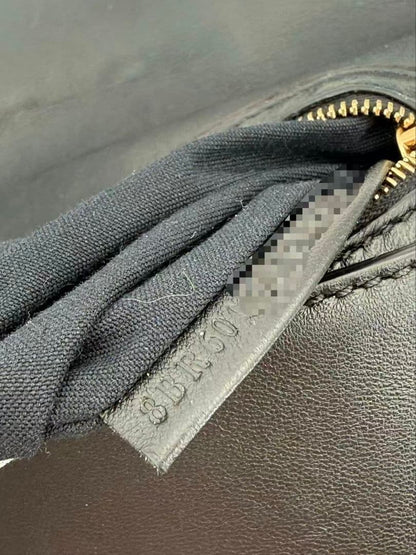 Fendi Fringe Baguette Shoulder Bag Black — view 8