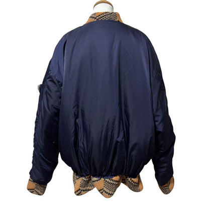 Prada Re-Nylon Knit Bomber Jacket Raf Simons — view 4