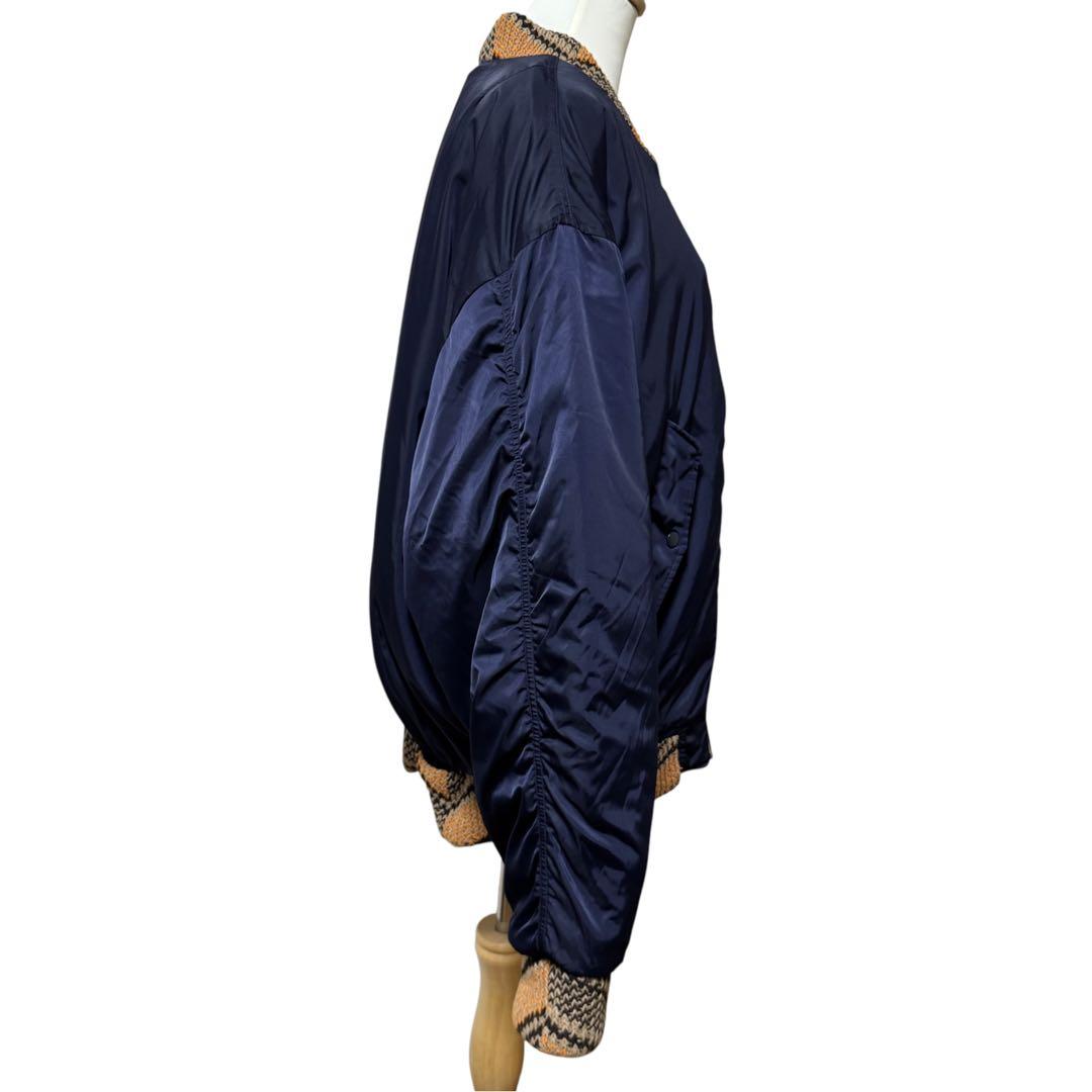 Prada Re-Nylon Knit Bomber Jacket Raf Simons — view 6