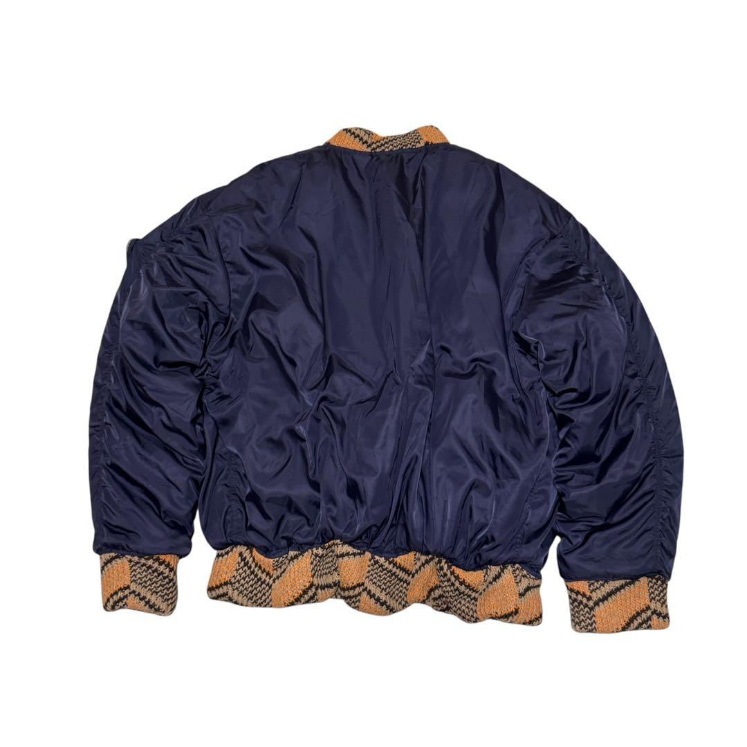 Prada Re-Nylon Knit Bomber Jacket Raf Simons — view 7