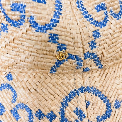 Gucci GG Raffia Bucket Hat M 57 cm — view 3