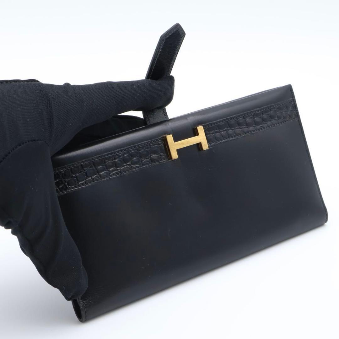 Hermes Bearn Classic Box Calf Wallet — view 2