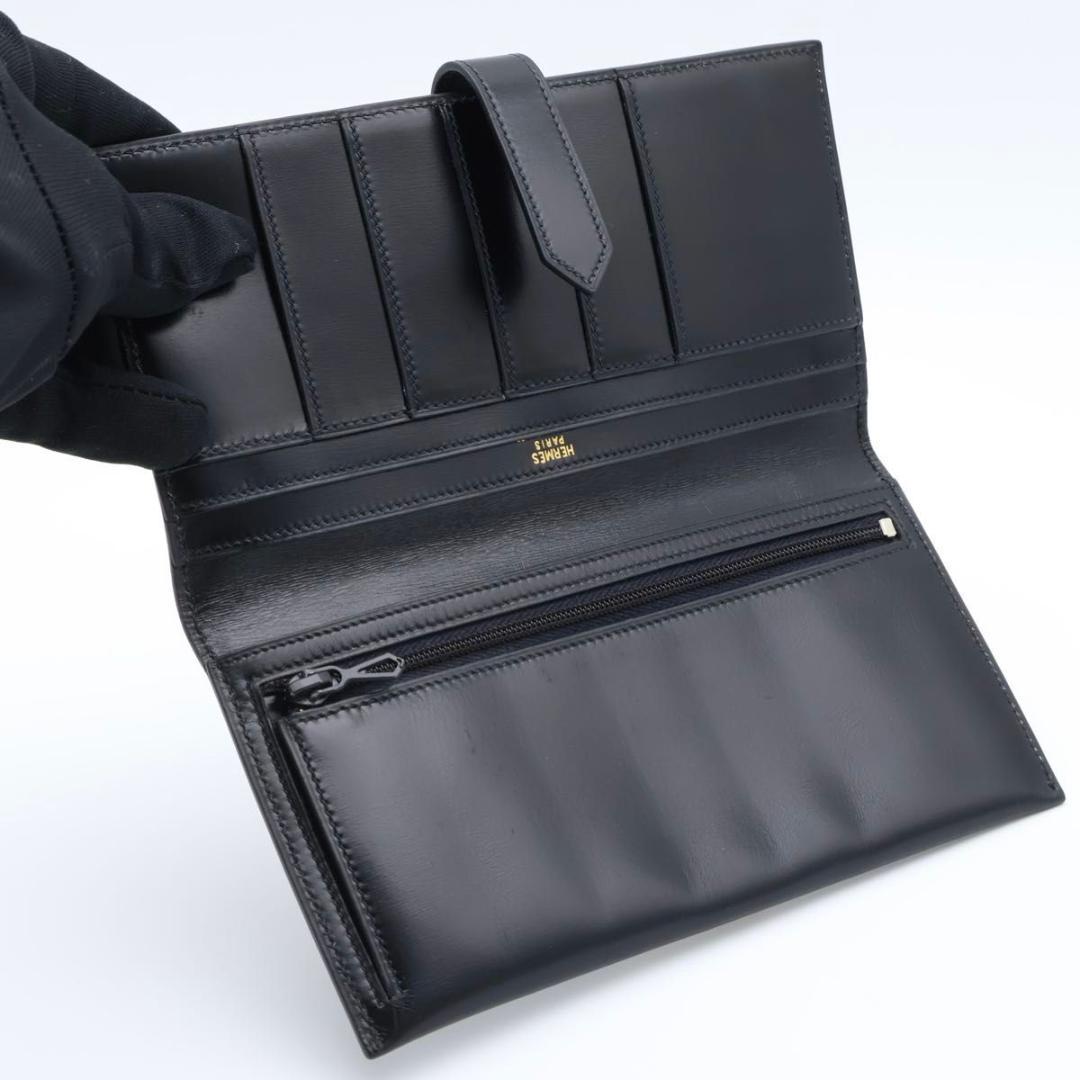 Hermes Bearn Classic Box Calf Wallet — view 3