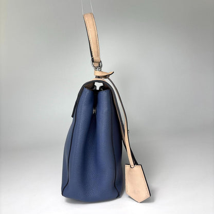 Louis Vuitton Lockme 2 Cartable Blue Handbag — view 4