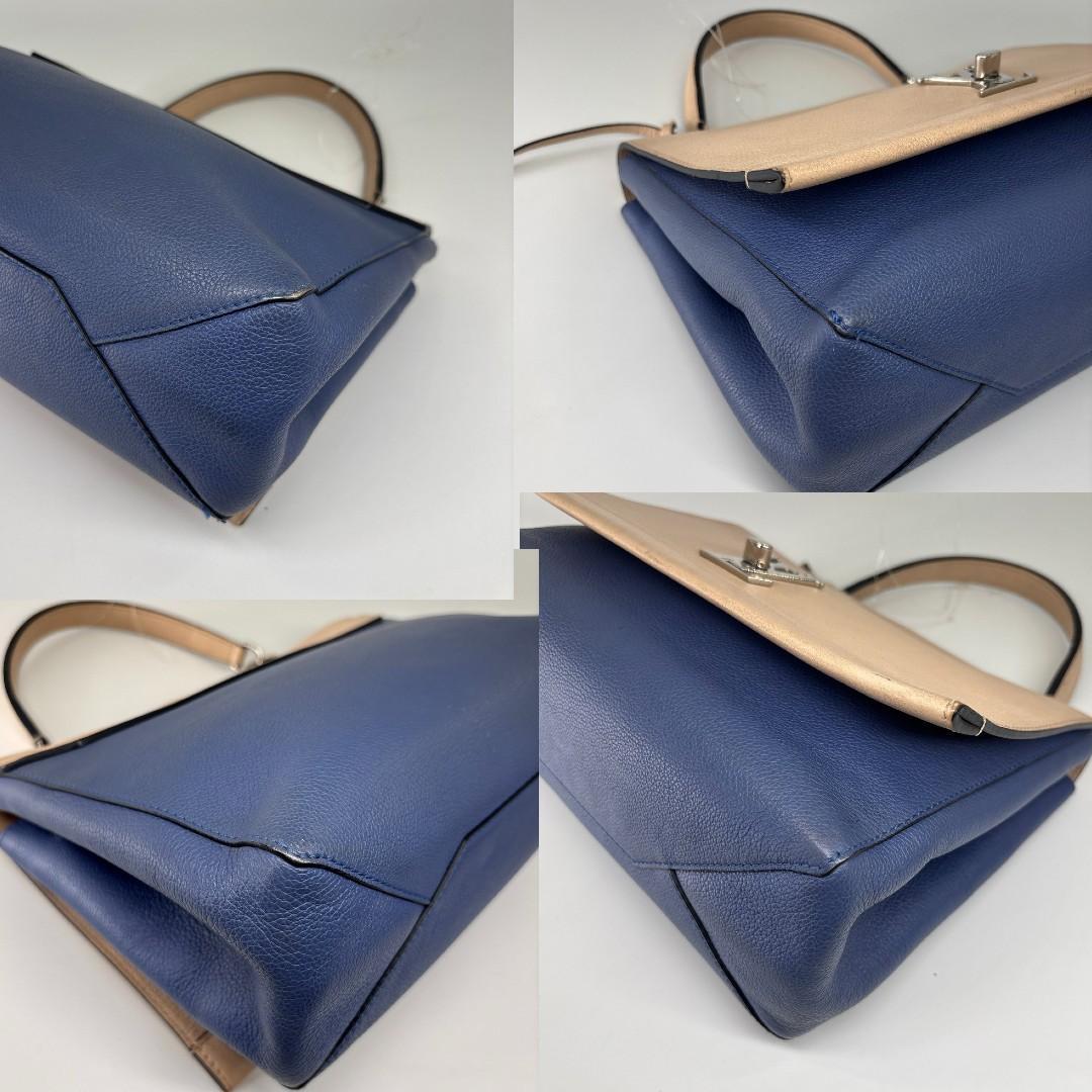 Louis Vuitton Lockme 2 Cartable Blue Handbag — view 8