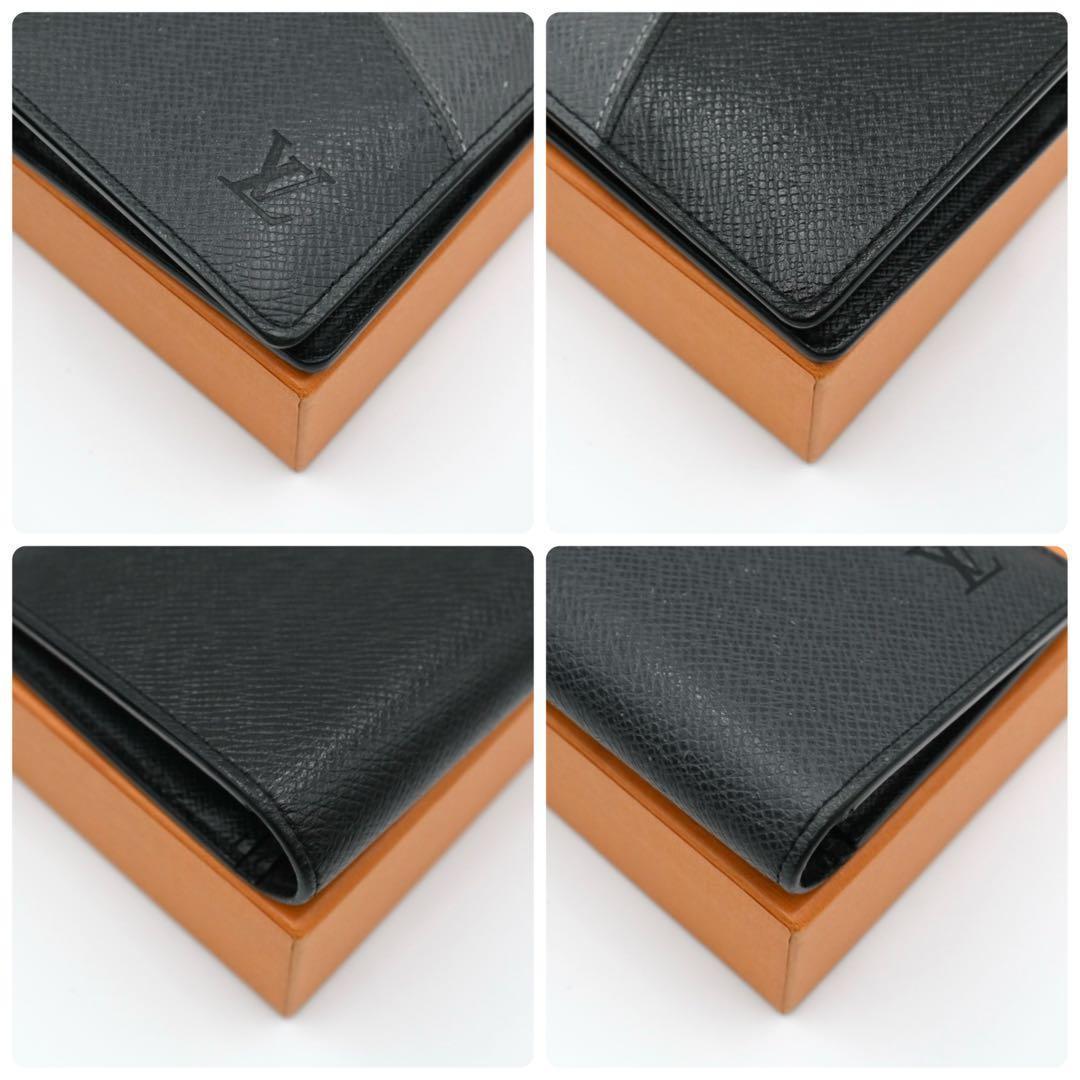 Louis Vuitton Taiga Portefeuille Brazza NM Wallet Limited Gray — view 7