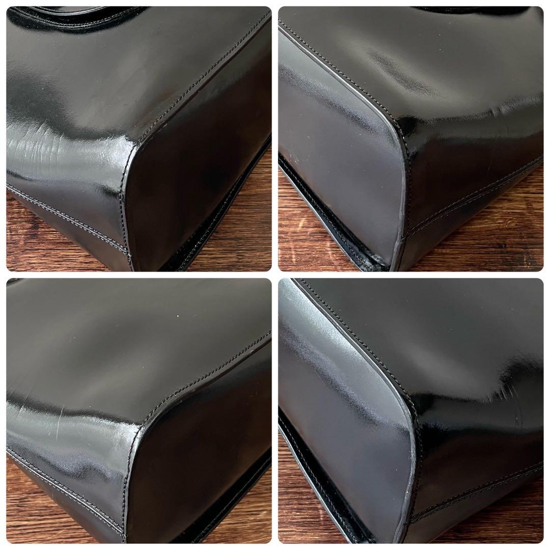 Celine Leather Gold Hand Bag Black — view 5