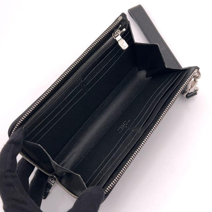 Louis Vuitton Taiga Zippy Dragonne Wallet Black — view 3