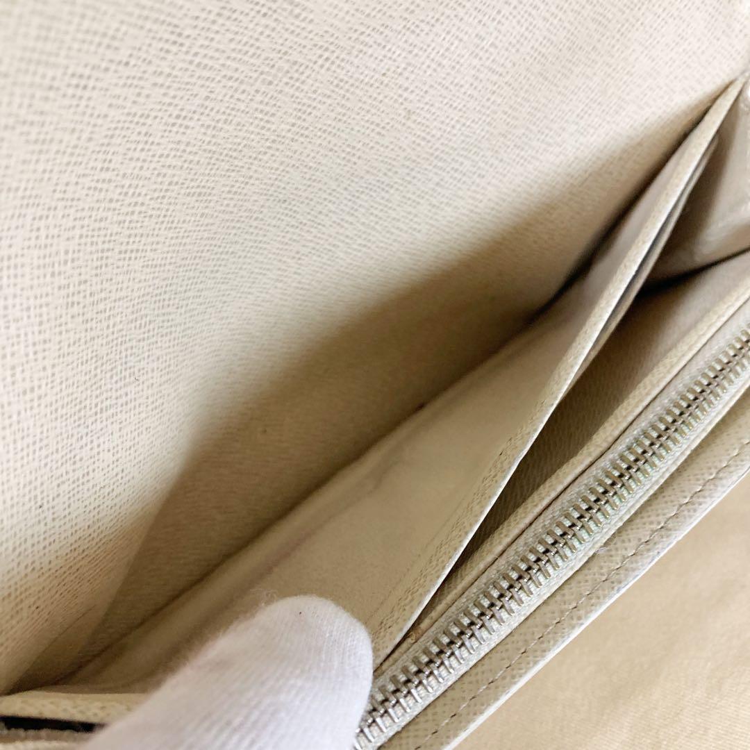 Louis Vuitton Portefeuille Sarah Damier Azure Long Wallet With 10 Card Slots