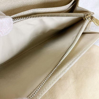 Louis Vuitton Portefeuille Sarah Damier Azure Long Wallet With 10 Card Slots