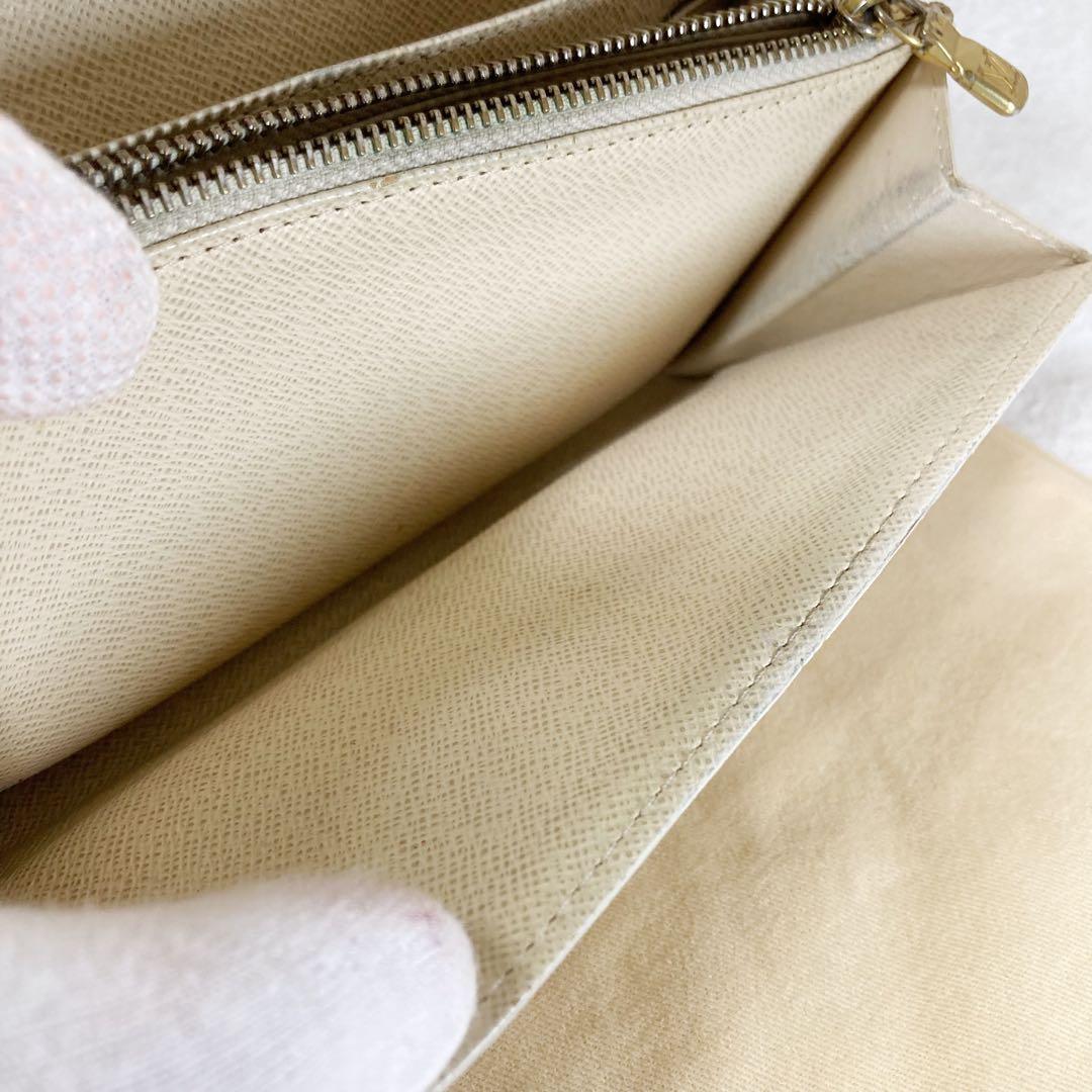 Louis Vuitton Portefeuille Sarah Damier Azure Long Wallet With 10 Card Slots