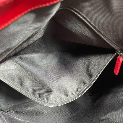 Gucci GG Tote Beige Red Logo Canvas — view 6