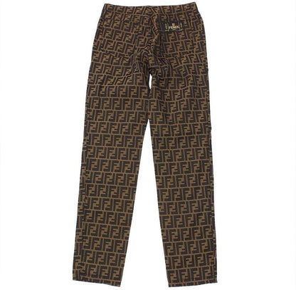 Fendi Zucca Pattern All Over Straight Pants 42 — view 2