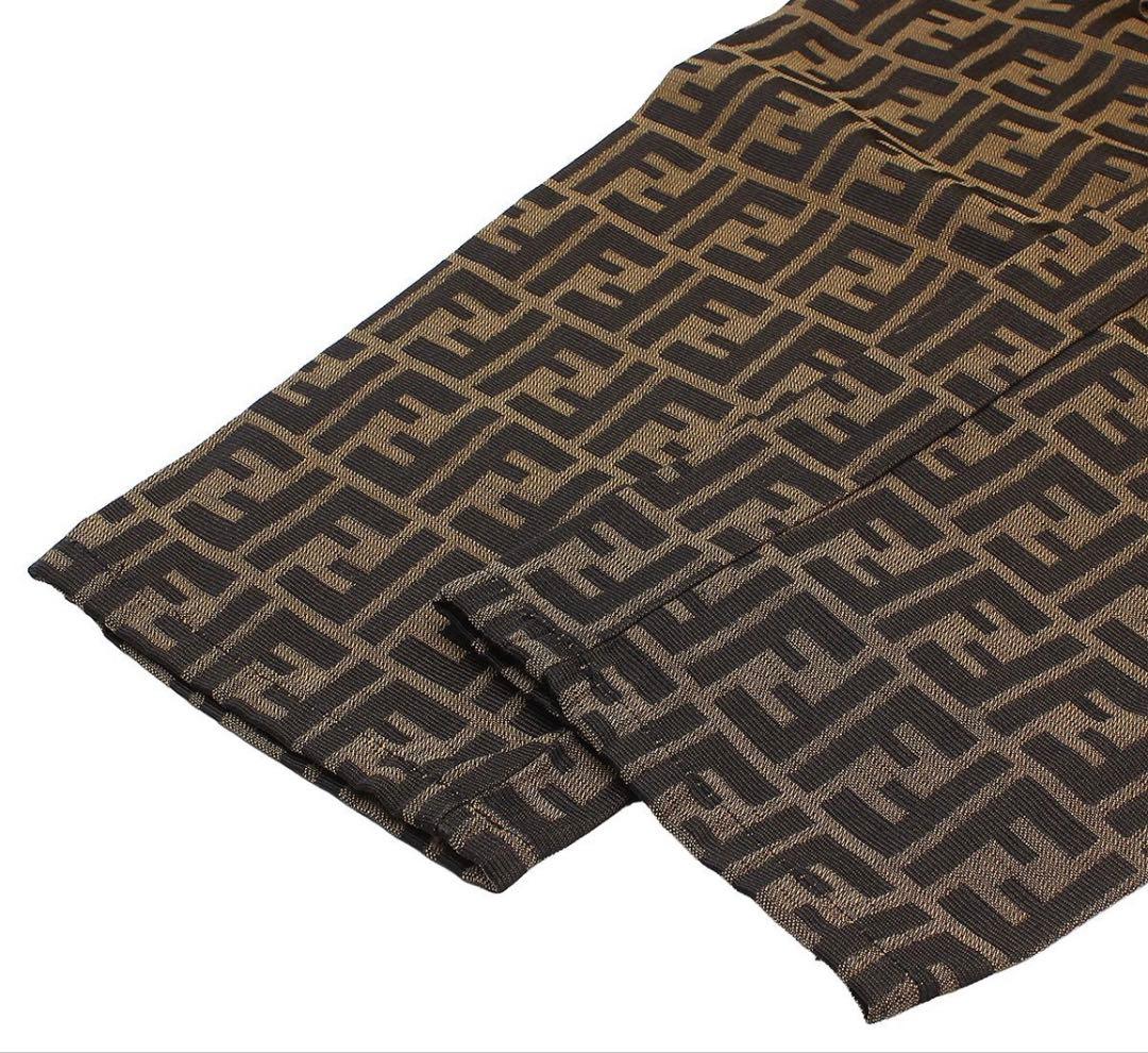 Fendi Zucca Pattern All Over Straight Pants 42 — view 4