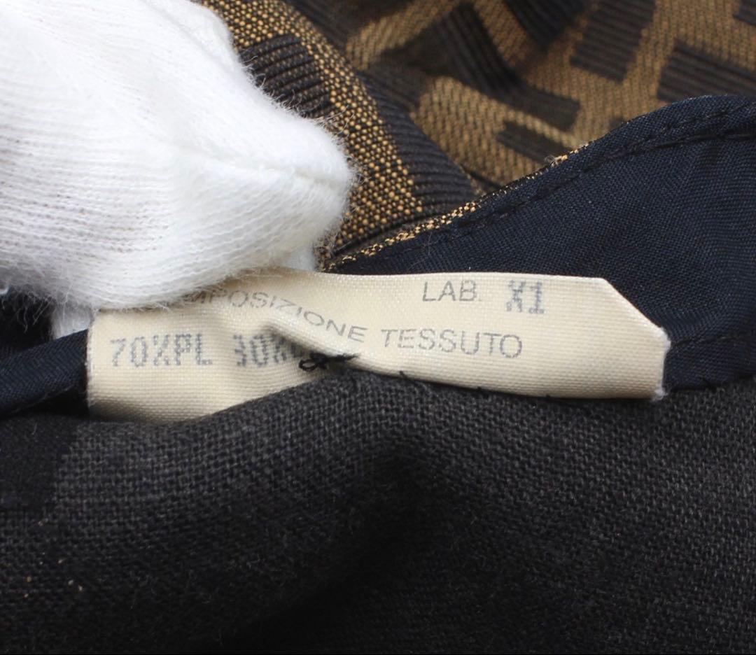 Fendi Zucca Pattern All Over Straight Pants 42 — view 8