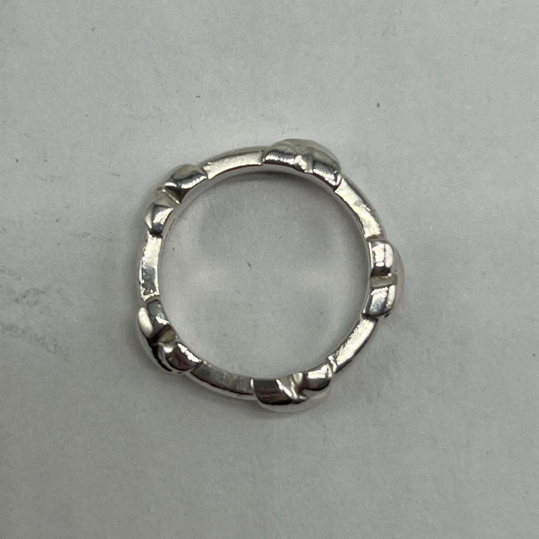 Tiffany & Co Signature Cross Stitch Ring Silver — view 6