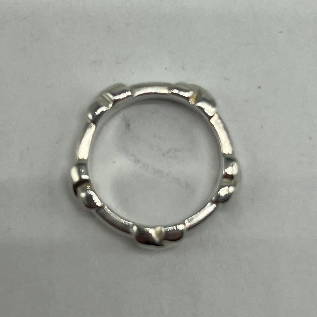 Tiffany & Co Signature Cross Stitch Ring Silver — view 7