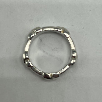 Tiffany & Co Signature Cross Stitch Ring Silver — view 7