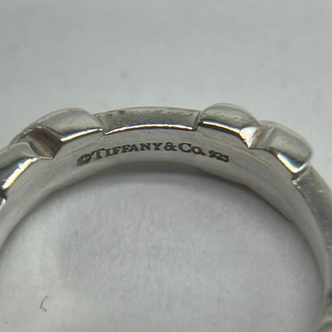 Tiffany & Co Signature Cross Stitch Ring Silver — view 8