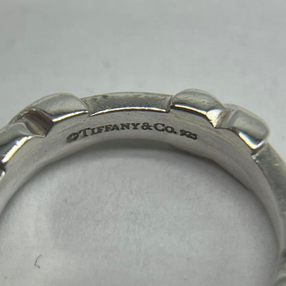 Tiffany & Co Signature Cross Stitch Ring Silver — view 8