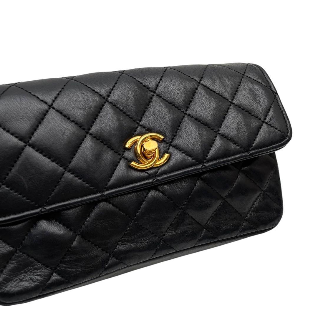 Chanel Lambskin Mini Quilted Flap Shoulder Bag Leather — view 4