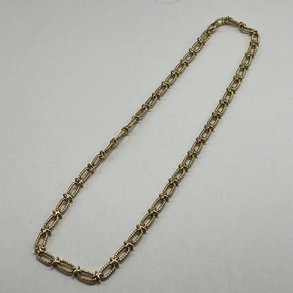 Tiffany & Co Twisted Rope Cross Necklace 14k — view 2