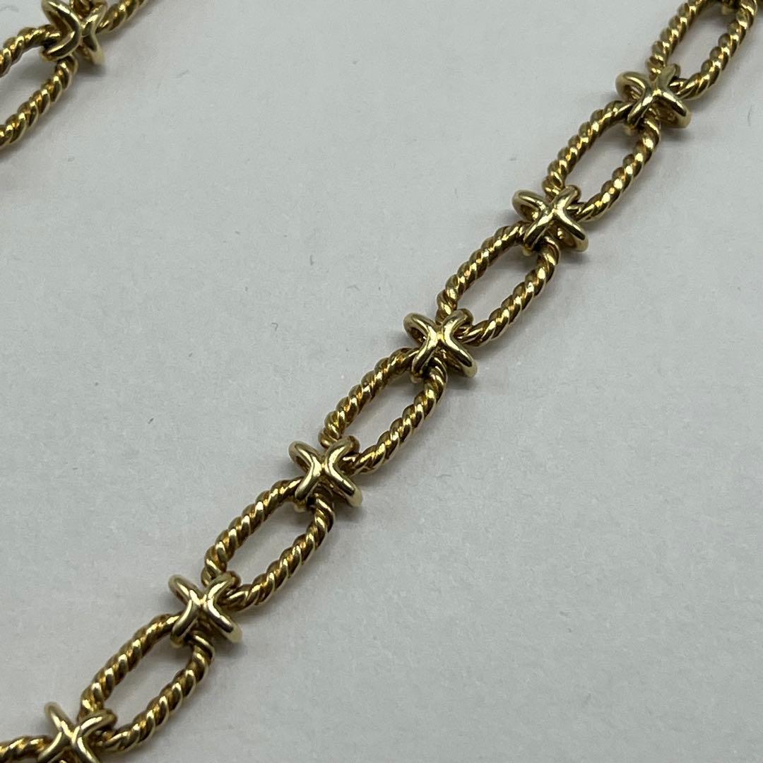 Tiffany & Co Twisted Rope Cross Necklace 14k — view 3