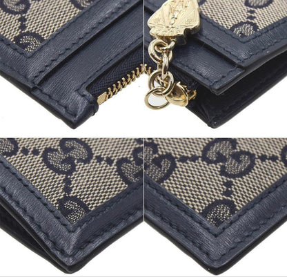Gucci GG Canvas Card Case Coin Purse Business Holder — view 3