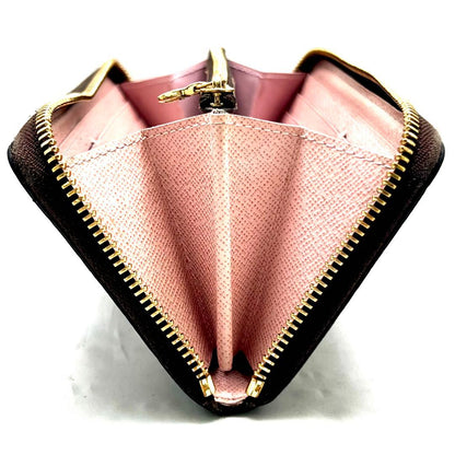 Louis Vuitton Damier Ebene Clemence Rosevalerine Zippy Wallet — view 3