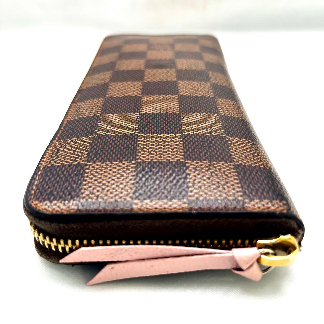 Louis Vuitton Damier Ebene Clemence Rosevalerine Zippy Wallet — view 9