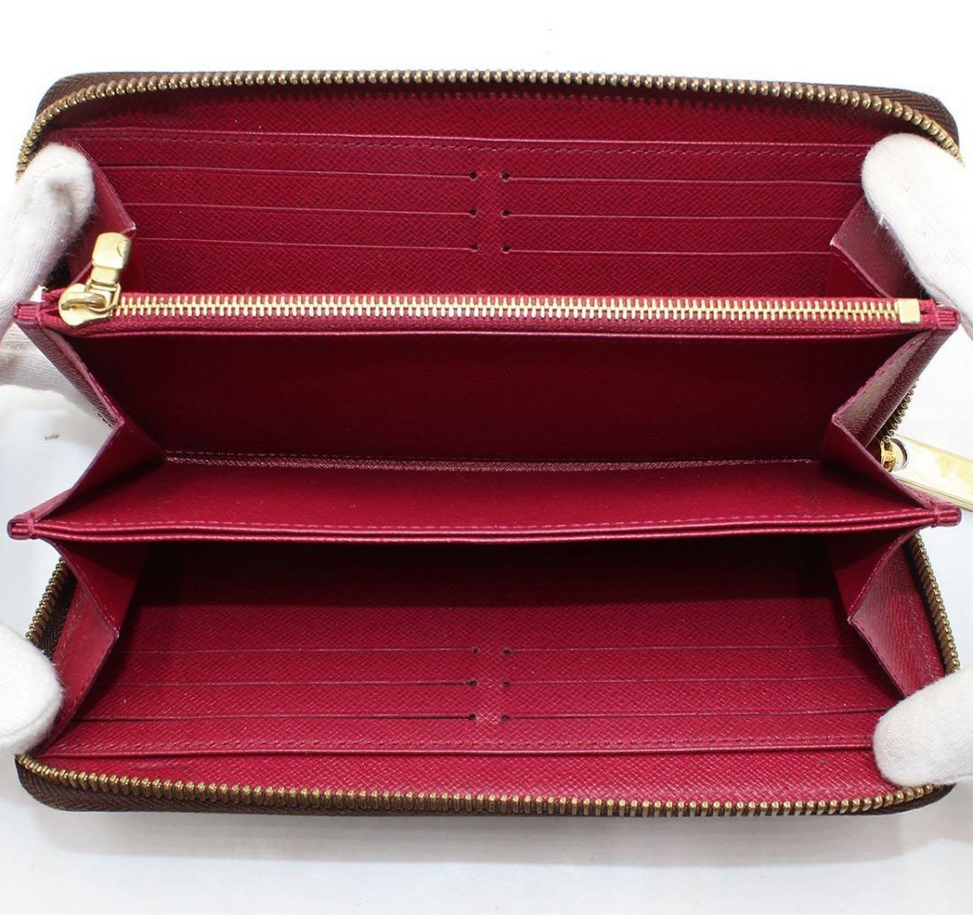 Louis Vuitton Zippy Wallet M41895 Fuchsia Long Wallet