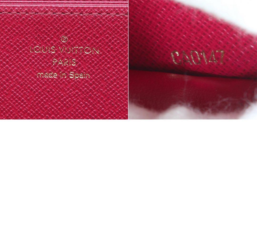 Louis Vuitton Zippy Wallet M41895 Fuchsia Long Wallet