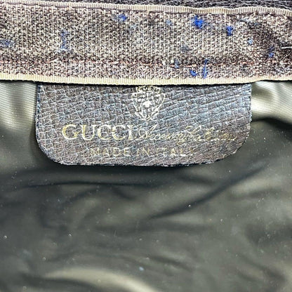 Gucci GG Sherry Line Clutch Brown Beige Logo — view 5