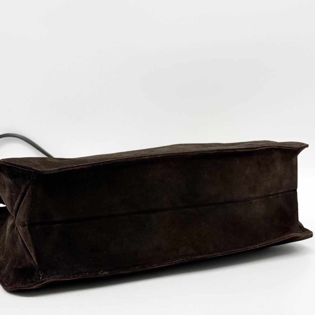 Gucci Suede Vintage Shoulder Bag — view 6