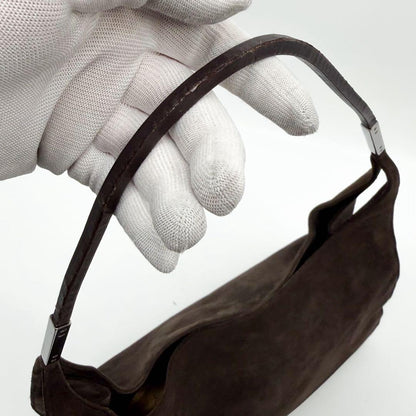 Gucci Suede Vintage Shoulder Bag — view 8